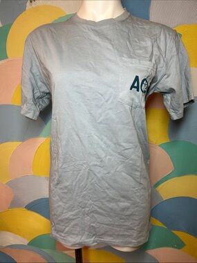 NWT Alabama Outdoors Light Blue Pocket Graphic Tee sz S